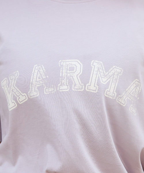 | color:lila | yoga damen boxy t-shirt sora | bio baumwolle tencel | t-shirt karma | yoga damen t-shirt nachhaltig