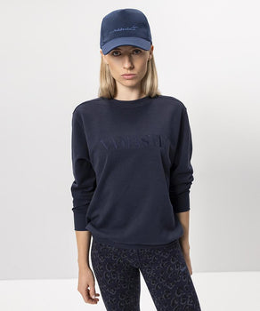 Sweater Namaste organic cotton - blue | color:blau |yoga sweater namaste blau