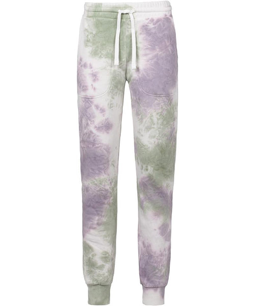 | color:grün |batik hose weiss grün