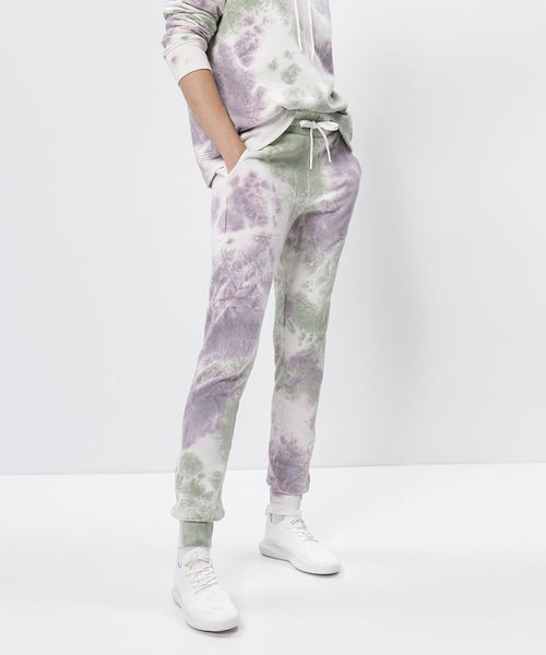 | color:grün |batik hose weiss grün