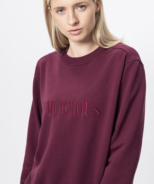 | color:rot |yoga sweater om rot bio baumwolle