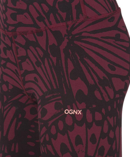 | color:rot |yoga leggings rot bio baumwolle |yoga leggings blickdicht