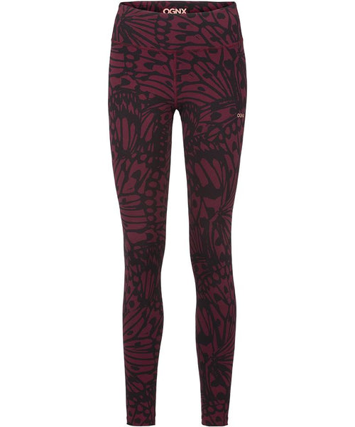 | color:rot |yoga leggings rot bio baumwolle |yoga leggings blickdicht