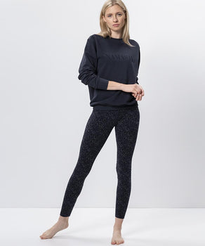 Leggings Leo organic cotton - blue | color:blau |leggings leo blau bio baumwolle nachhaltig