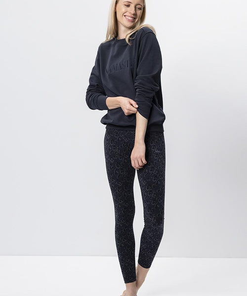 | color:blau |leggings leo blau bio baumwolle nachhaltig