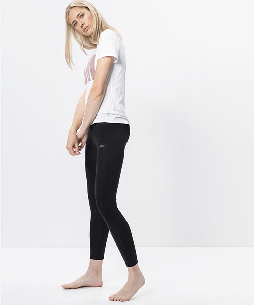 | color:schwarz |schwarze yoga leggings tencel baumwolle |yoga kleidung