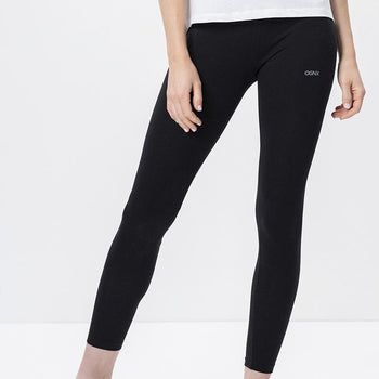 Basic Leggings Tencel™ Bio Baumwolle - schwarz | color:schwarz |schwarze yoga leggings tencel baumwolle |yoga kleidung