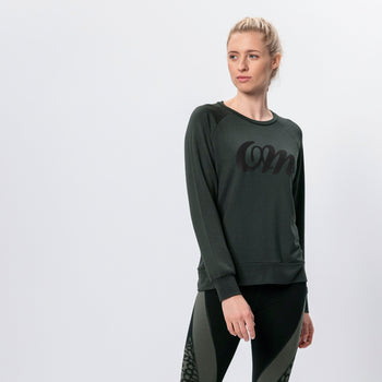 Lounge Sweater OM Tencel™ - grün | color:grün |yoga pulli OM lenzing grün