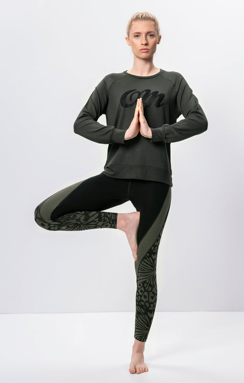 | color:grün |yoga pulli OM lenzing grün