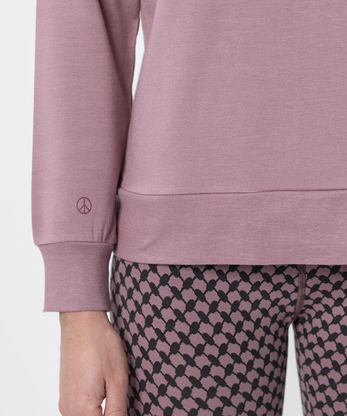 | color:pink |yoga sweater namaste pink tencel