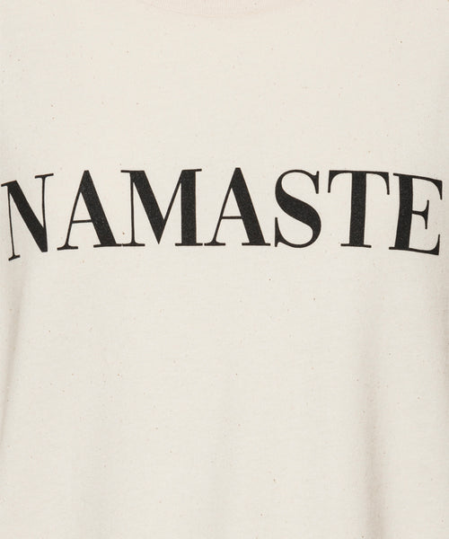 | color:schwarz |yoga t-shirt namaste weiß