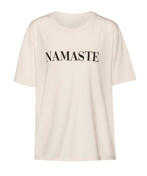 | color:schwarz |yoga t-shirt namaste weiß