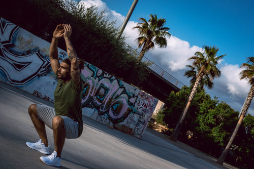 | color:grau |yoga shorts männer grau tencel