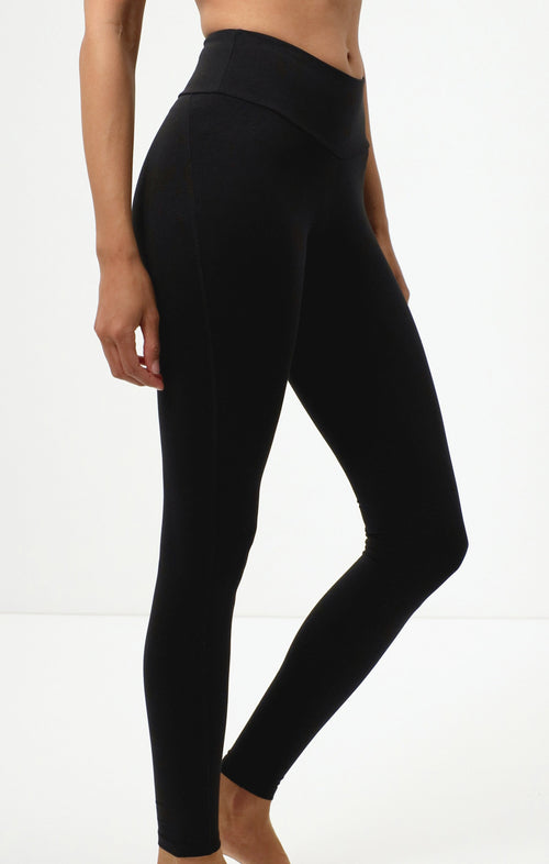| color:schwarz |yoga leggings schwarz baumwolle |yoga kleidung |leggings blickdicht