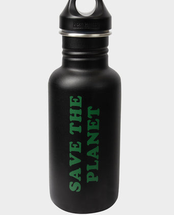 Drinking Bottle Save the Planet | color:schwarz |trink flasche nachhaltig