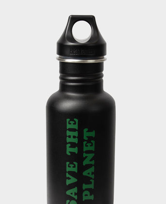 Drinking Bottle Save the Planet | color:schwarz |trink flasche nachhaltig