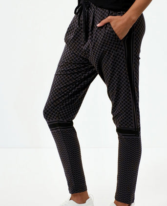 Harem Pants Keffiah organic cotton - gray | color:grau |yoga harem pants keffiah grau |yoga kleidung