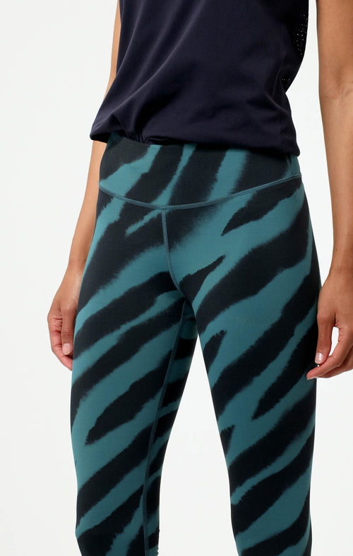 | color:grün |yoga sport leggings zebra grün