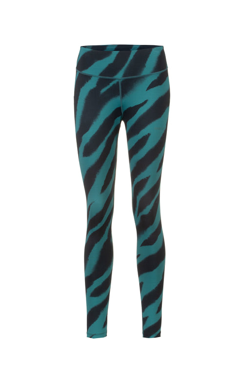 | color:grün |yoga sport leggings zebra grün