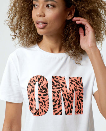 Loose T-Shirt OM Bio Baumwolle - orange | color:orange |yoga t-shirt OM orange