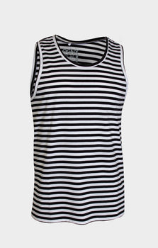 Tank Perfect Basic organic cotton - white | color:weiss |yoga tank gestreift männer