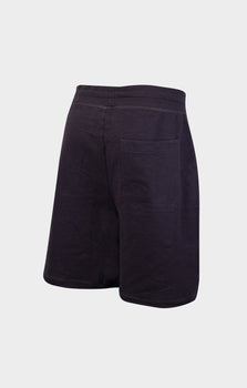 Vintage shorts organic cotton - black | color:schwarz |yoga shorts männer schwarz bio baumwolle