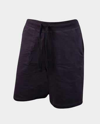 Vintage shorts organic cotton - black | color:schwarz |yoga shorts männer schwarz bio baumwolle