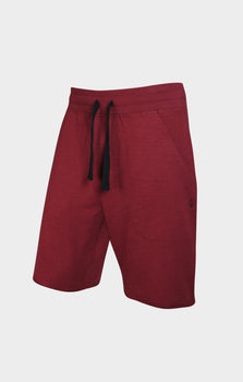 Vintage shorts organic cotton - red | color:red |yoga shorts men red
