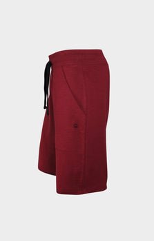 Vintage shorts organic cotton - red | color:red |yoga shorts men red