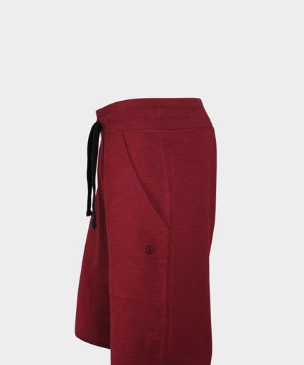 Vintage Shorts Bio Baumwolle - rot | color:red |yoga shorts men red
