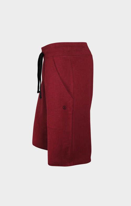 | color:red |yoga shorts men red