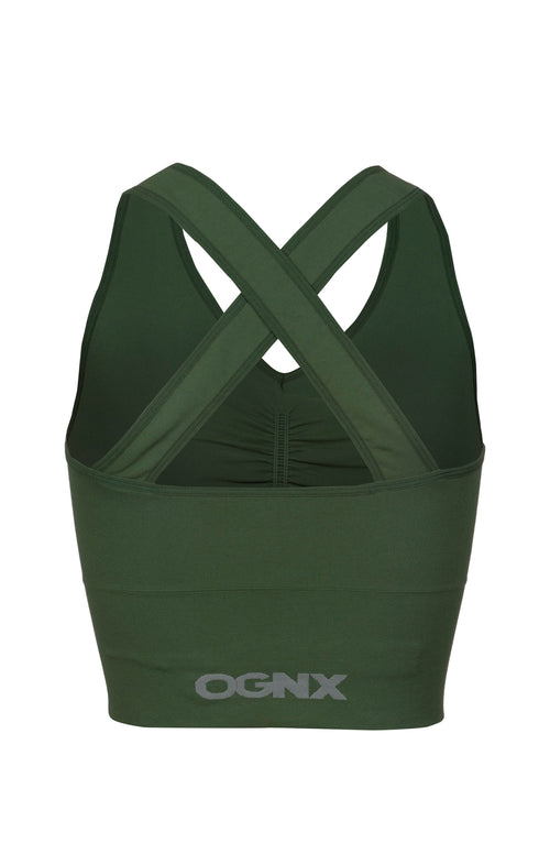 | color:grün |yoga bh mittlerer halt |sport cropped top