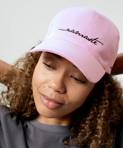 Yoga Cap Namaste Bio Baumwolle - rosa | color:rosa |yoga cap namaste rosa