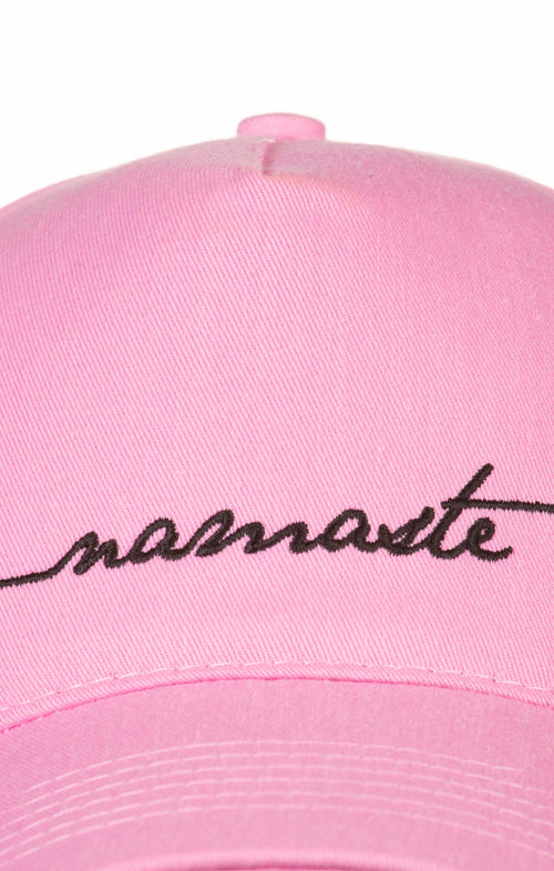 | color:rosa |yoga cap namaste rosa