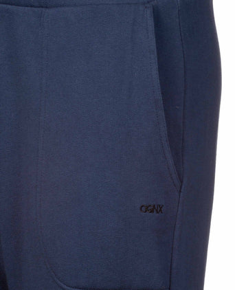 Jogger pants organic cotton - blue | color:blau |yoga hose männer blau bio baumwolle