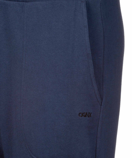 Jogger pants organic cotton - blue | color:blau |yoga hose männer blau bio baumwolle