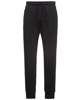 Jog Pants Deluxe organic cotton - black | color:schwarz |yoga hose schwarz tasche reißverschluss