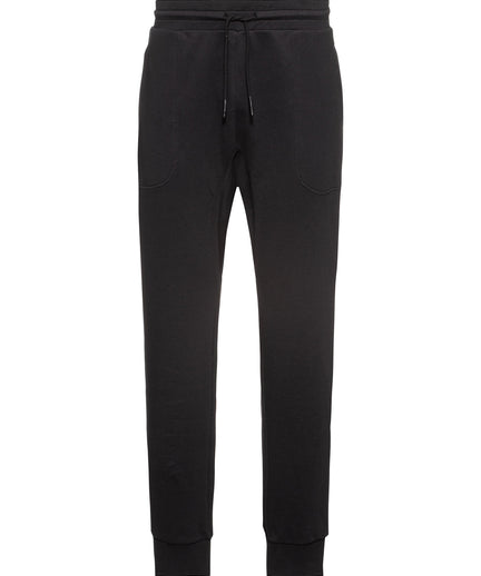 Jog Pants Deluxe organic cotton - black | color:schwarz |yoga hose schwarz tasche reißverschluss