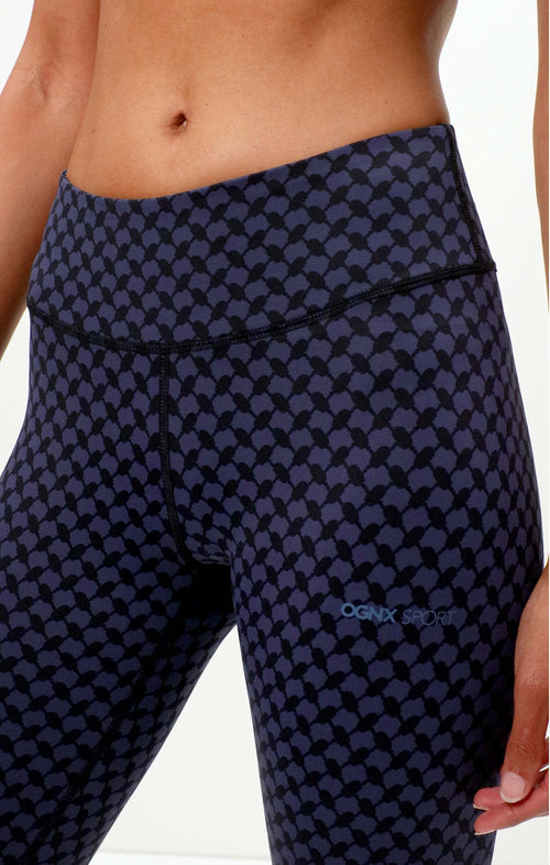 | color:blau |yoga leggings blau keffiah