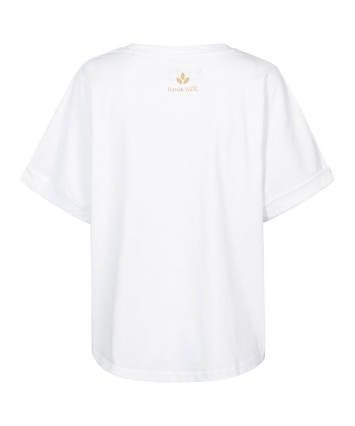 | color:weiß |yoga t-shirt ranja weis yoga |t-shirt leopard