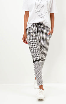 Harem Pants Keffiah organic cotton - white | color:weiss |yoga hose weiss |yoga harem pants weiss keffiah muster |yoga kleidung