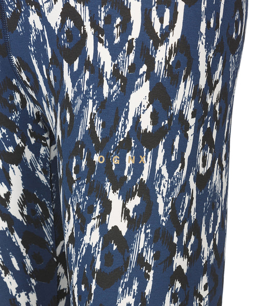 | color:blau |leggings ikat blau bio baumwolle nachhaltig