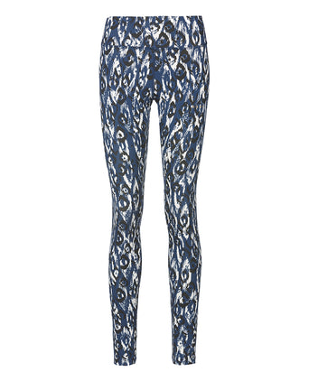 Leggings Ikat Bio Baumwolle - blau | color:blau |leggings ikat blau bio baumwolle nachhaltig