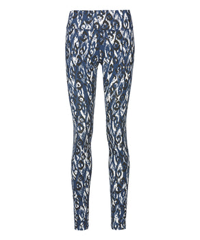 Leggings Ikat organic cotton - blue | color:blau |leggings ikat blau bio baumwolle nachhaltig