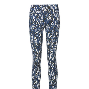 Leggings Ikat Bio Baumwolle - blau | color:blau |leggings ikat blau bio baumwolle nachhaltig