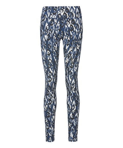 Leggings Ikat organic cotton - blue | color:blau |leggings ikat blau bio baumwolle nachhaltig