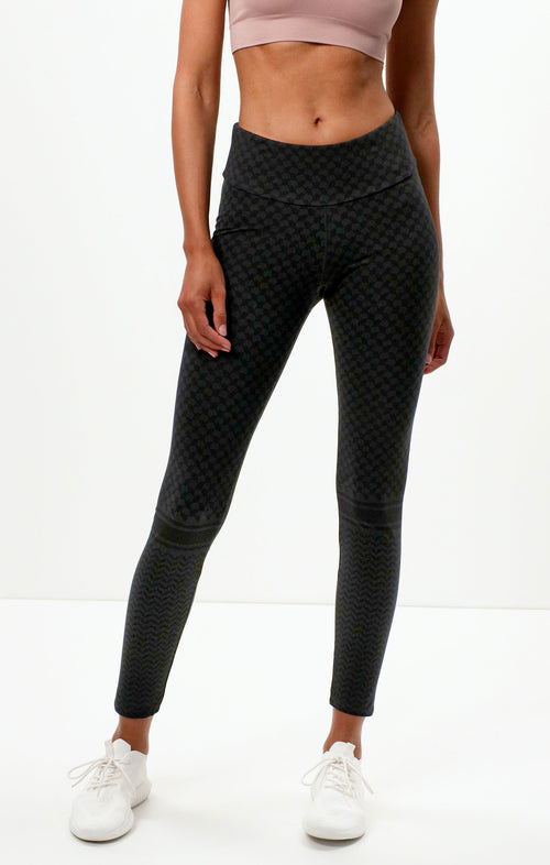 | color:grau |yoga leggings baumwolle keffiah |yoga kleidung