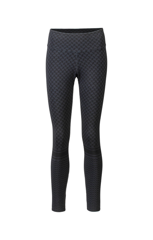 | color:grau |yoga leggings baumwolle keffiah |yoga kleidung
