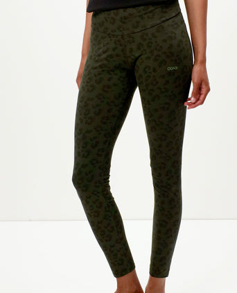 Leggings Leo organic cotton - green | color:grün |Yoga leggings leo baumwolle grün