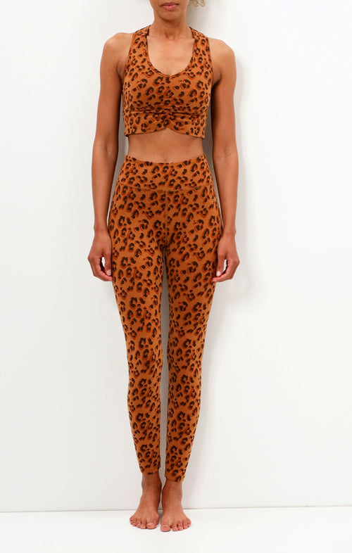 | color:braun |yoga leggings leo braun bio baumwolle tencel